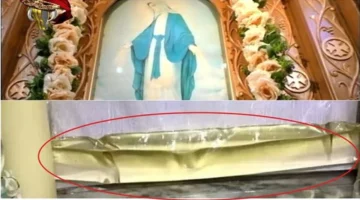 للعام 36.. توافد المئات لمتابعة ظاهرة نزول الزيت من أيقونة العذراء ببورسعيد